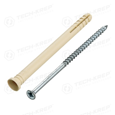 Дюбель-гвоздь нейлоновый с потайной манжетой SMX-L 6x80 1000 шт