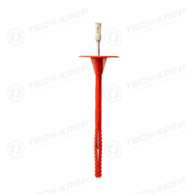 Дюбель для теплоизоляции с металличеcким гвоздем с увеличенной термоголовкой IZL-T 10Lx100 1000 шт